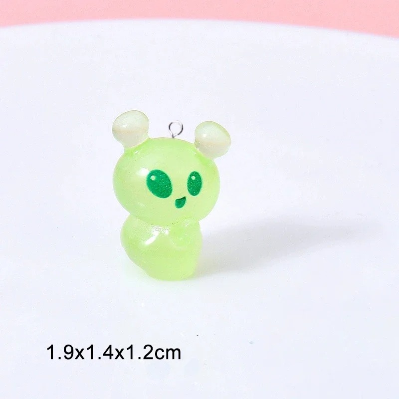 10Pcs Luminous Mini Green Alie - Resin Art Supplies Near Me recension och pris