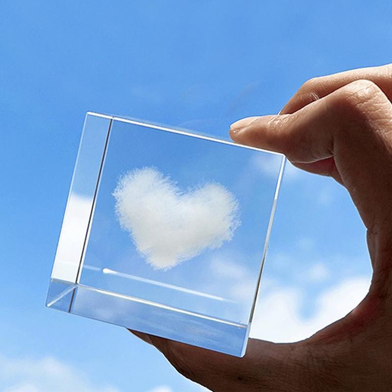 Cloud Cube Ornament Cloud Cube - Resin Art Cube recension och pris