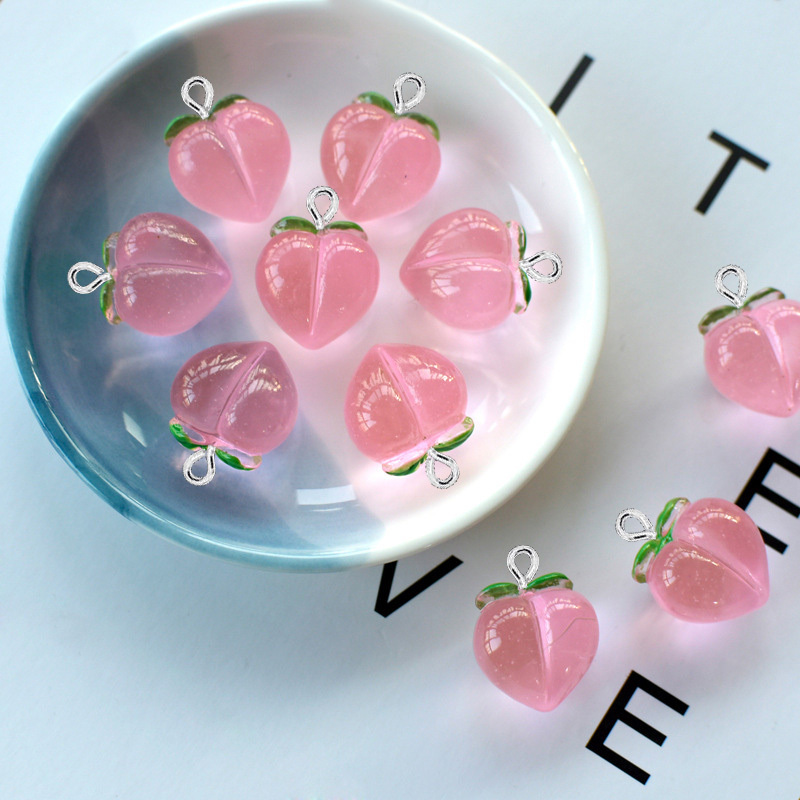 10Pcs New Transparent Peach Fl - Resin Art Supplies Near Me recension och pris