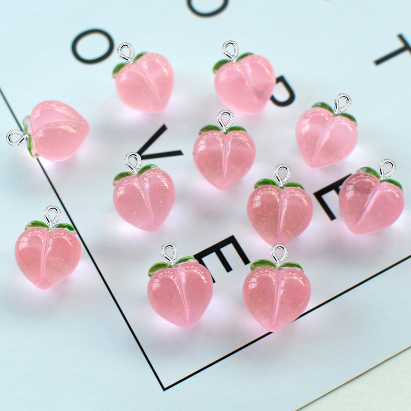 10Pcs New Transparent Peach Fl - Resin Art Supplies Near Me recension och pris