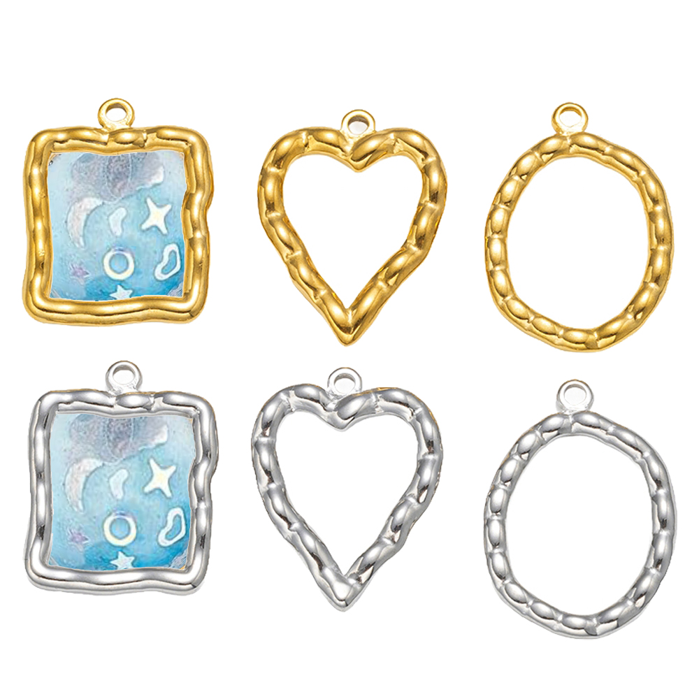 5pcs Stainless Steel Heart Rou - Resin Art Craft recension och pris
