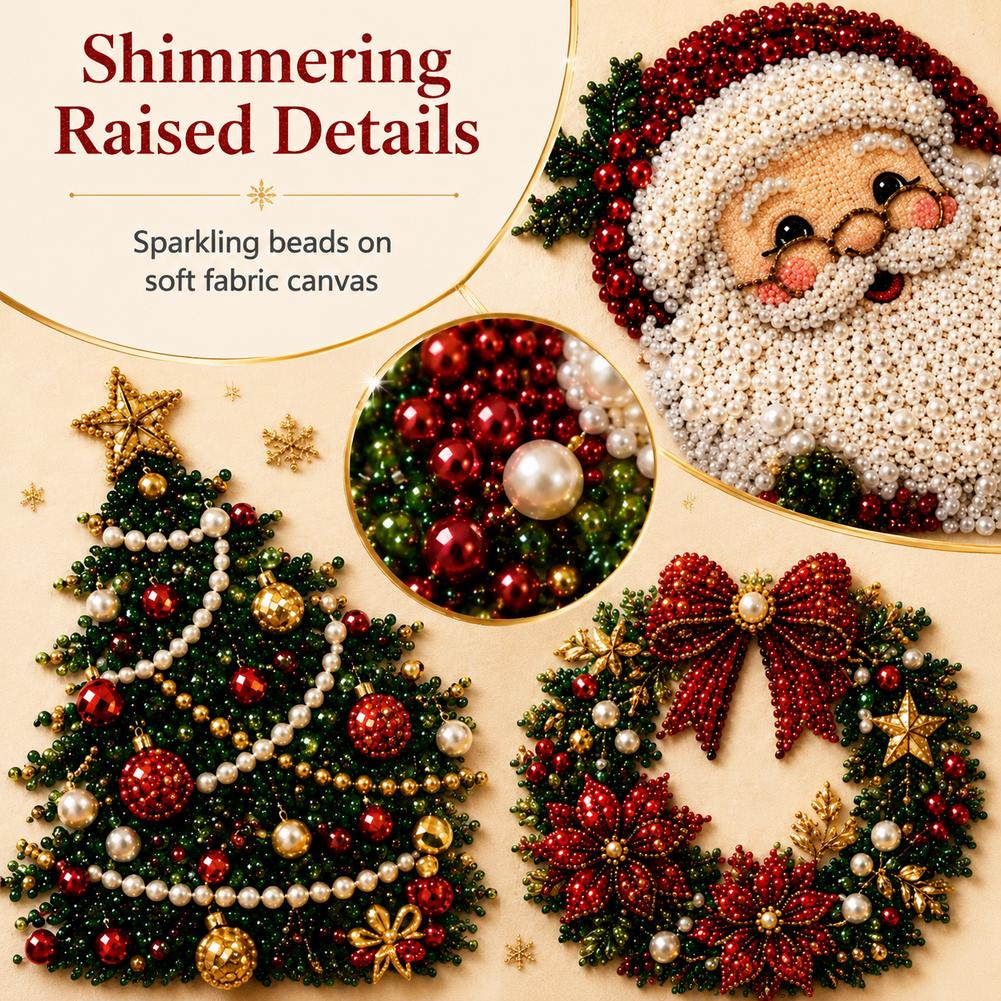 Christmas Santa Claus Pearl Ar - Resin Art Craft recension och pris