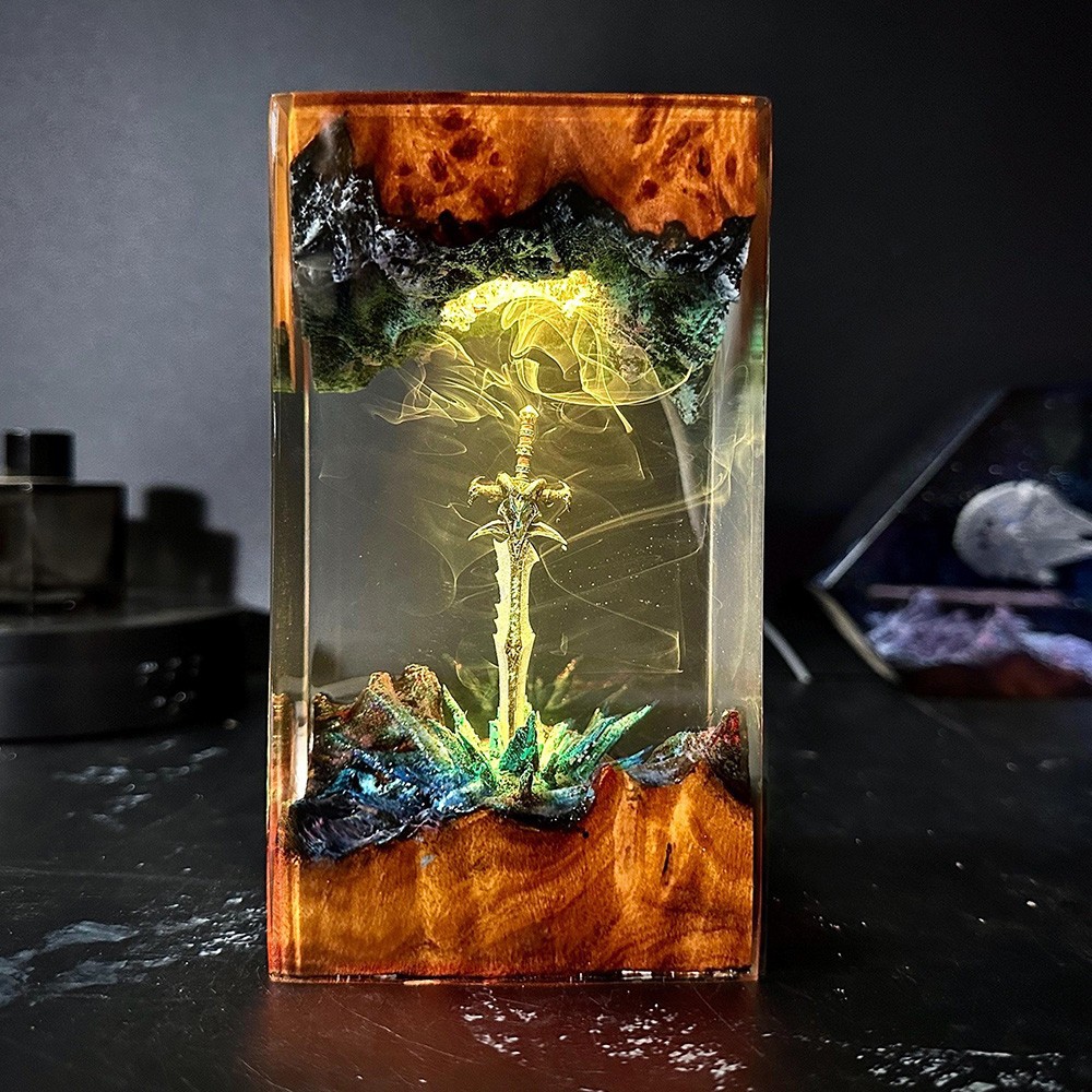 Magic Series Solid Wood Resin  - Resin Art Design For Wedding recension och pris