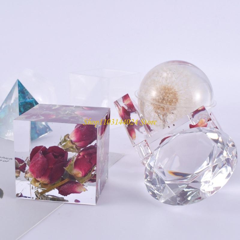 N5KE Cube Silicone Molds Epoxy - Resin Art Cube recension och pris