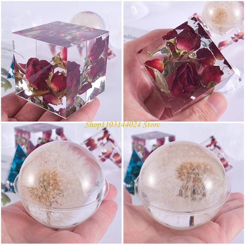 N5KE Cube Silicone Molds Epoxy - Resin Art Cube recension och pris