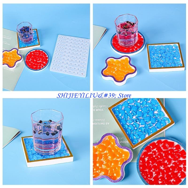 E21F DIY Epoxy Mold Love Squar - Coaster Mold Square recension och pris