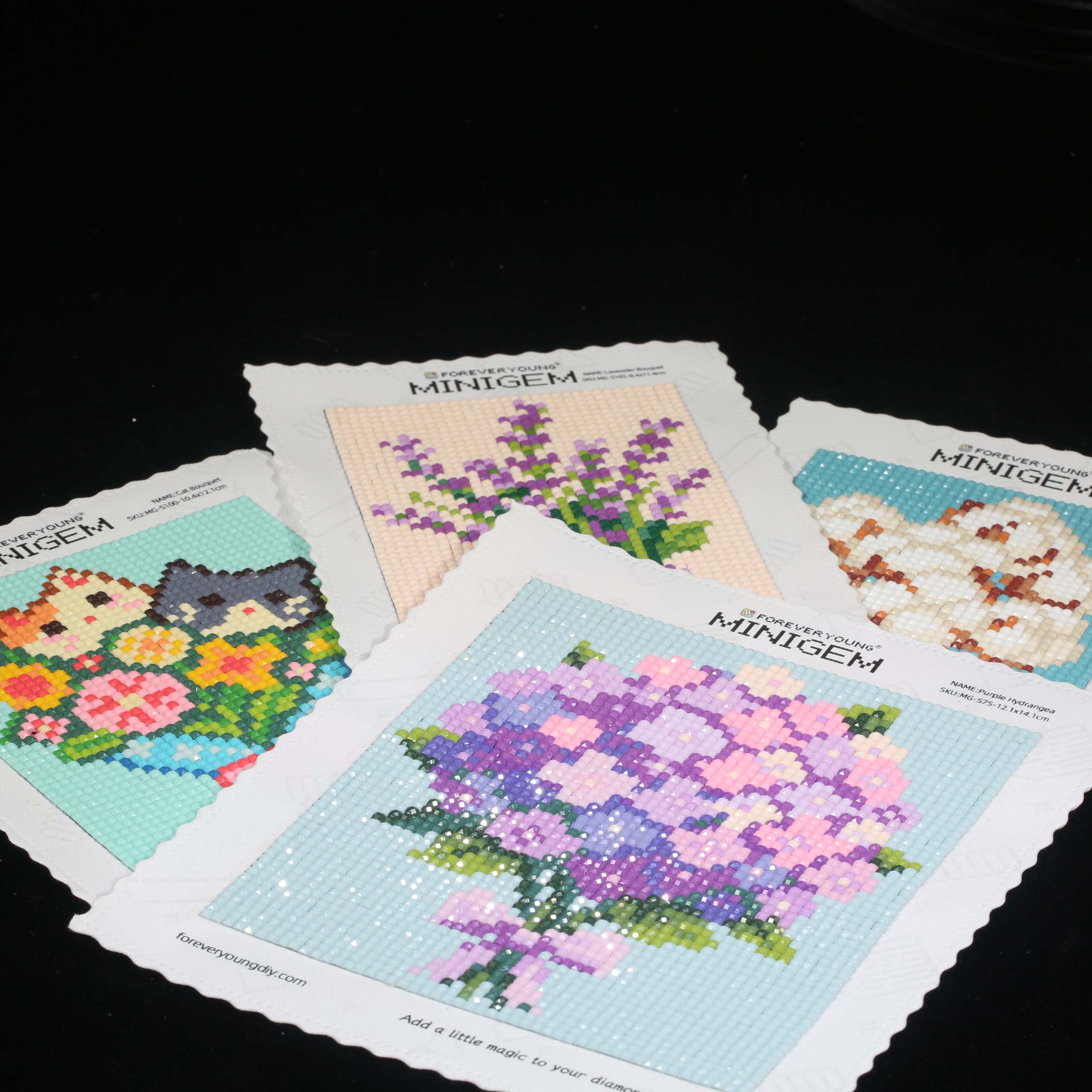 Minigem® Purple Hydrangea 5D D - Resin Art For Kids recension och pris