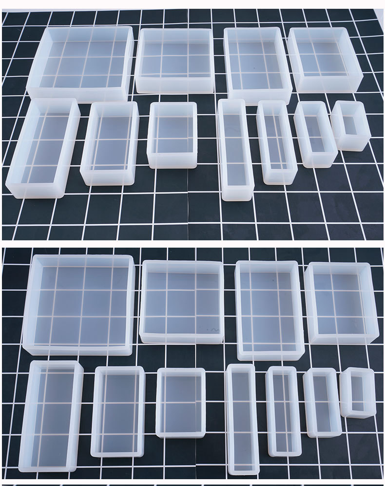 1PC Cube Cuboid Pendant DIY Ne - Resin Art Cube recension och pris