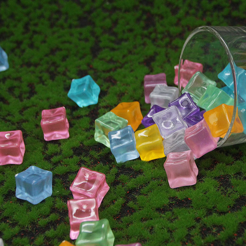 20pcs Luminous 14cm Stone Squa - Resin Art Cube recension och pris