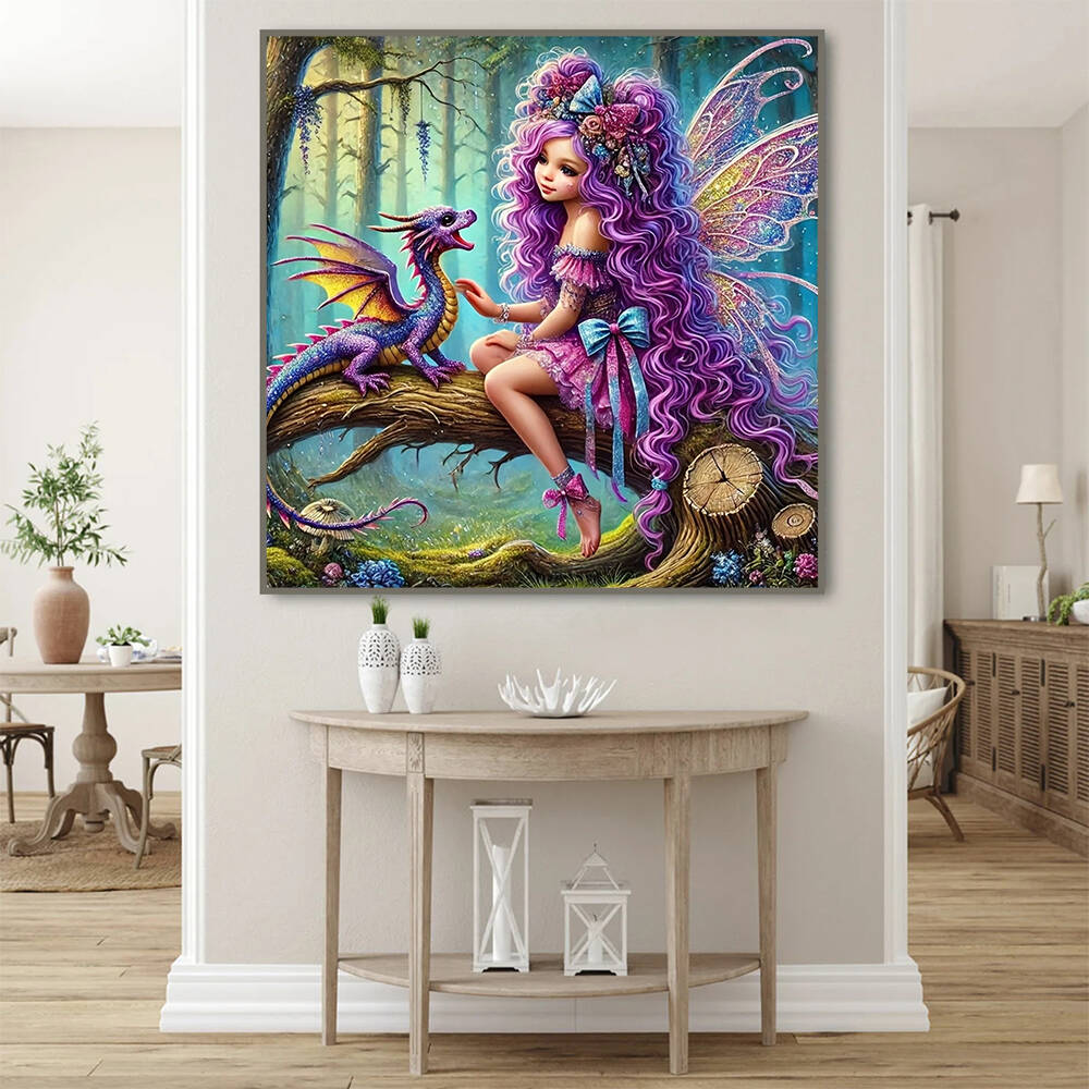 Full Square Round Diamond Mosa - Resin Art For Kids recension och pris