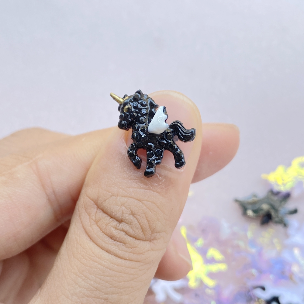 10Pcs Cute Mini Cartoon Unicor - Resin Art Design For Wedding recension och pris