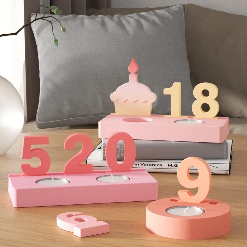 2pc Birthday Cake Silicones Mo - Resin Art Craft recension och pris