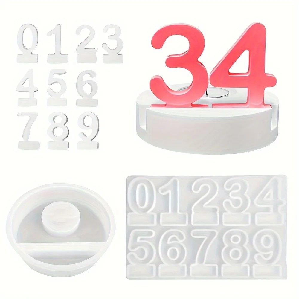 2pc Birthday Cake Silicones Mo - Resin Art Craft recension och pris