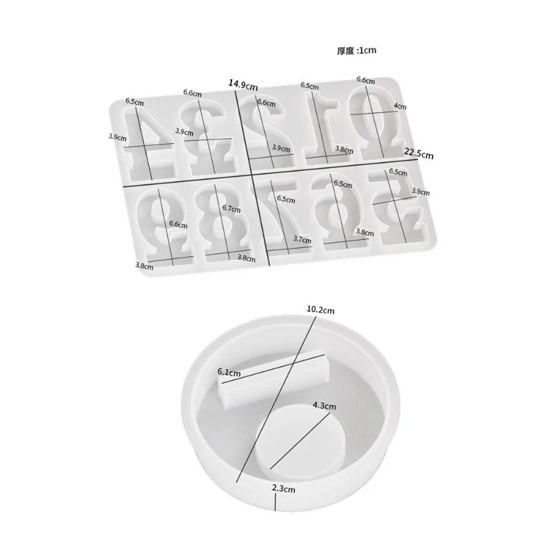 2pc Birthday Cake Silicones Mo - Resin Art Craft recension och pris