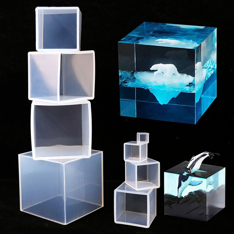 Cube Resin Mold, Clear Silicon - Resin Art Cube recension och pris