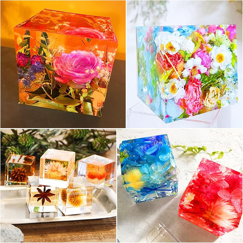 Cube Resin Mold, Clear Silicon - Resin Art Cube recension och pris