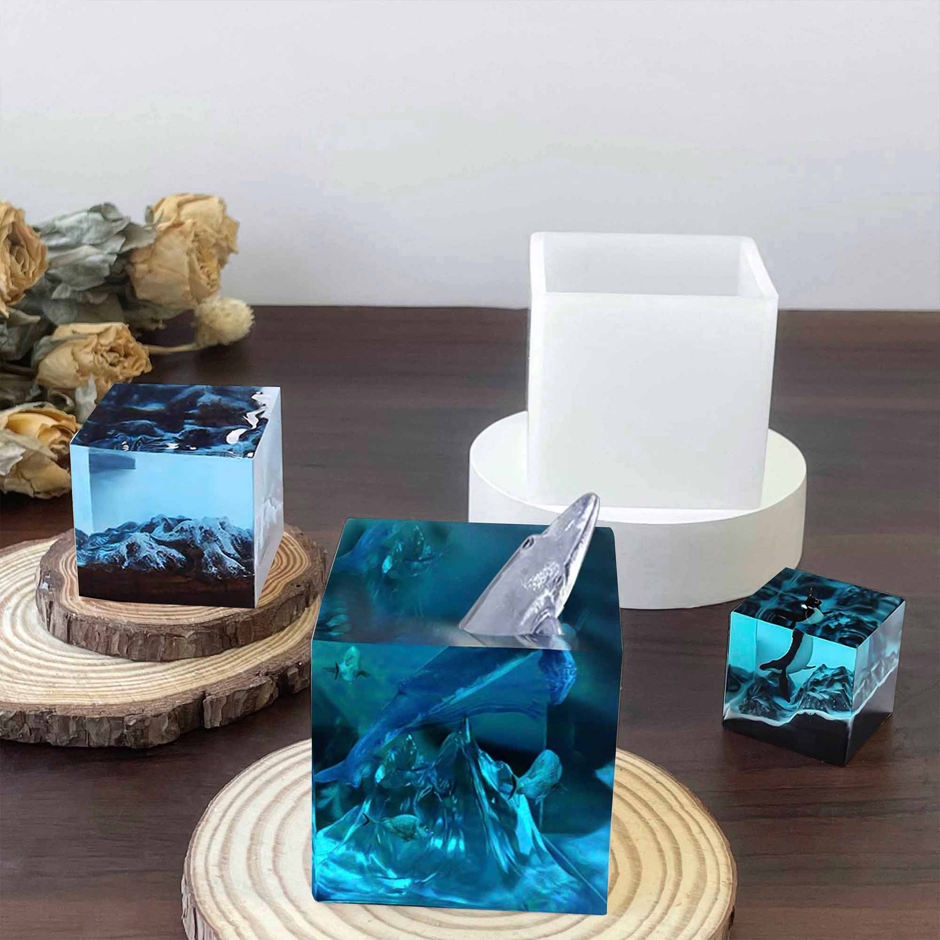 Cube Resin Mold, Clear Silicon - Resin Art Cube recension och pris