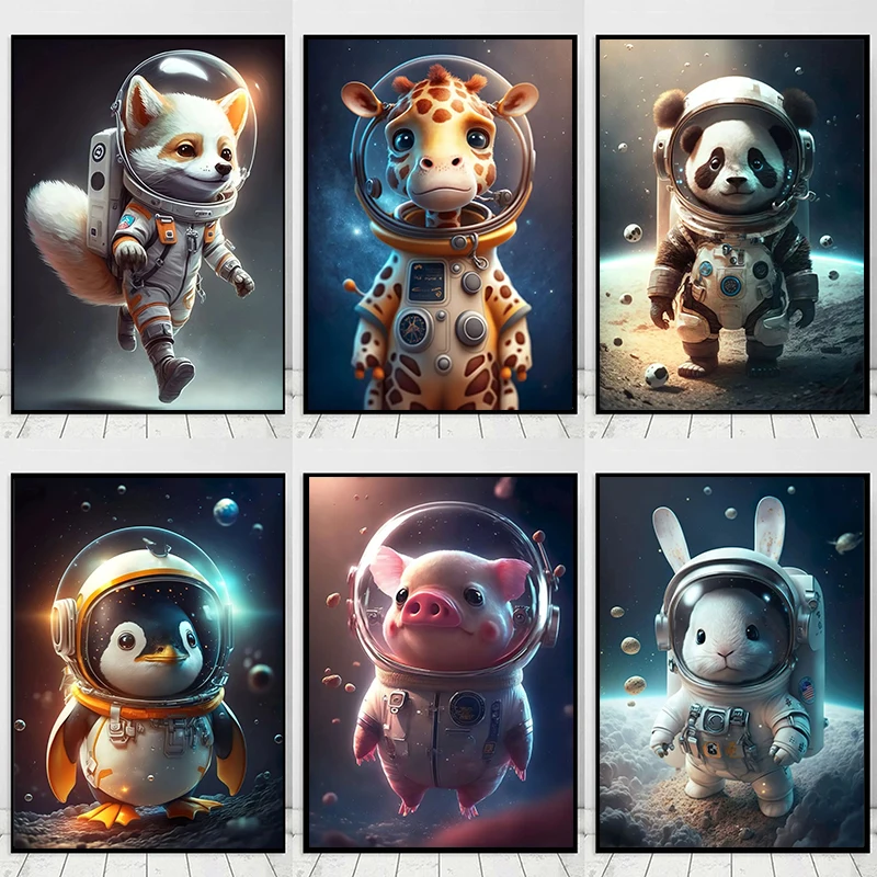 Cute Funny Astronaut Space Ani - Resin Art For Kids recension och pris