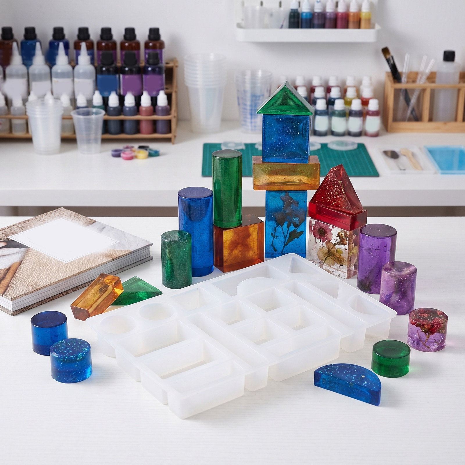 Brick Mold for Epoxy Resin Sma - Resin Art Cube recension och pris