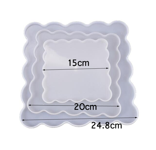 Big Tray Silicone Mold Sweet H - Coaster Mold Square recension och pris