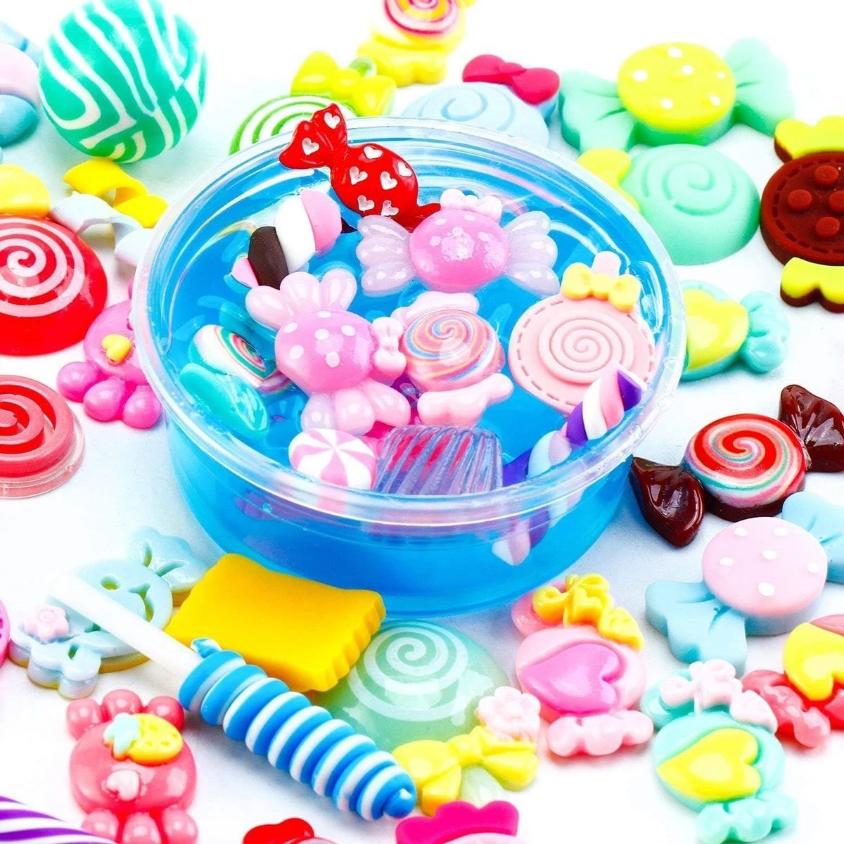 30pcs Random Candy Slime Charm - Resin Art Craft recension och pris
