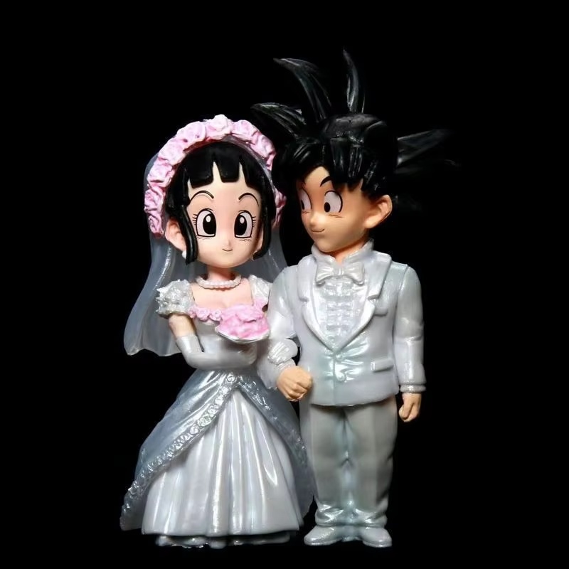 Son Goku and Chichi Wedding Ma - Resin Art Dragon Ball Z recension och pris