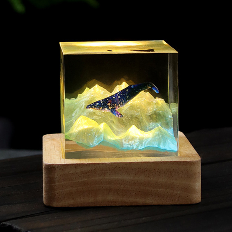 5cm Cube Organism Resin Table  - Resin Art Cube recension och pris