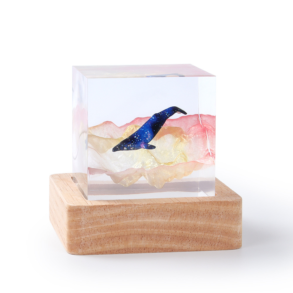 5cm Cube Organism Resin Table  - Resin Art Cube recension och pris