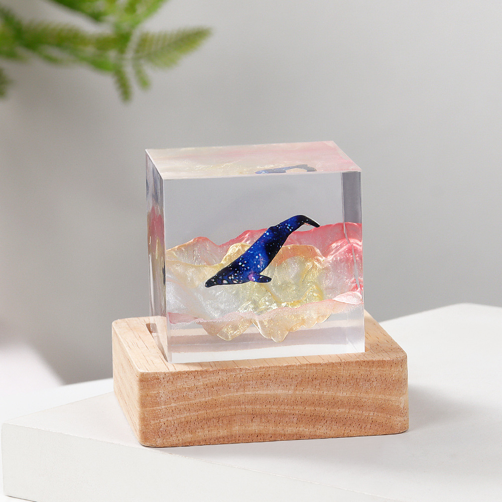5cm Cube Organism Resin Table  - Resin Art Cube recension och pris