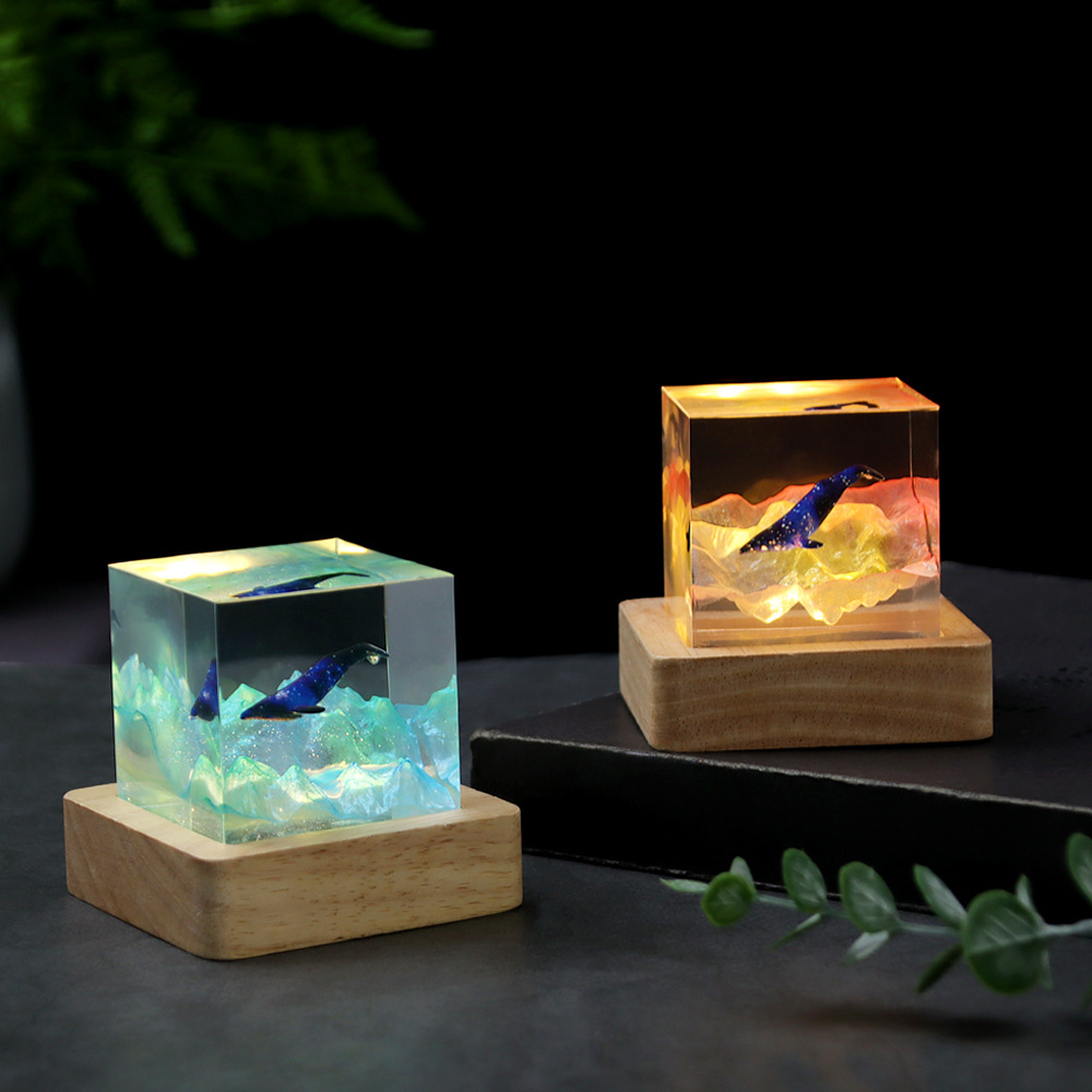 5cm Cube Organism Resin Table  - Resin Art Cube recension och pris