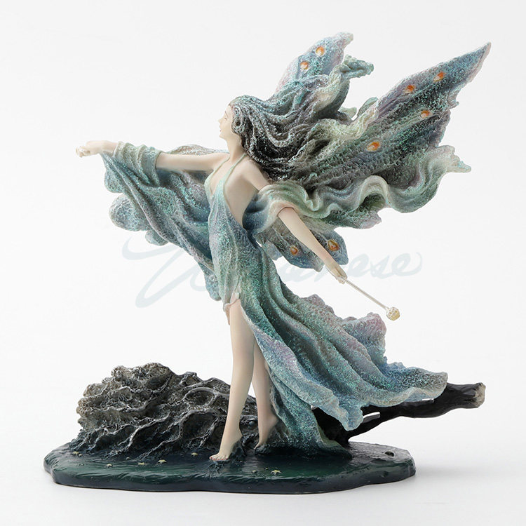 Ethereal Ocean Wave Wing Fairy - Resin Art Wedding Gift recension och pris