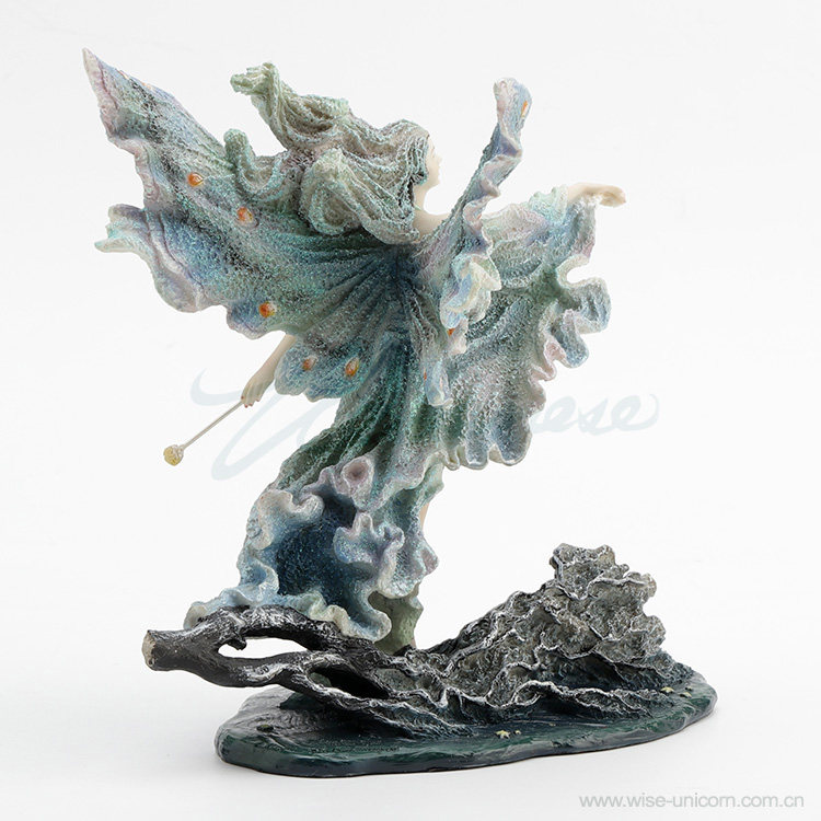 Ethereal Ocean Wave Wing Fairy - Resin Art Wedding Gift recension och pris