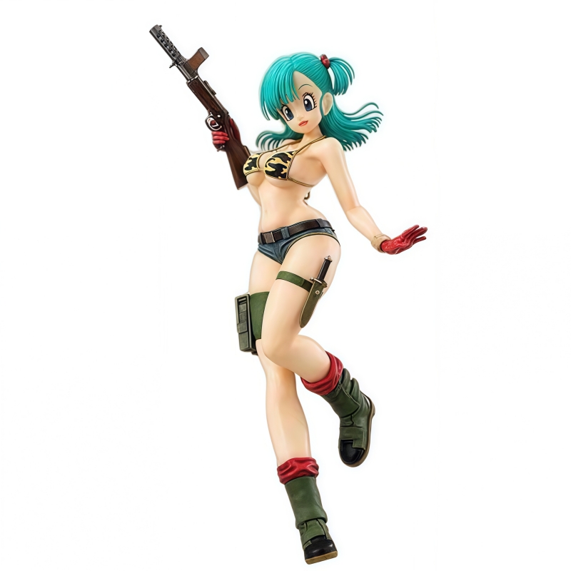 Cute Dragon Ball Z Bulma figur - Resin Art Dragon Ball Z recension och pris