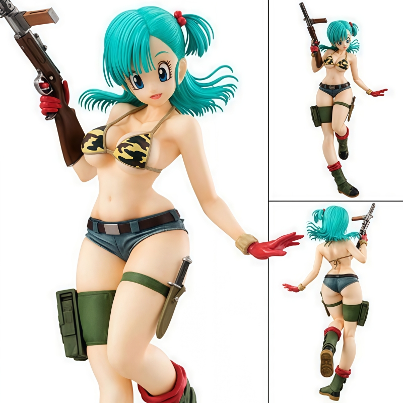 Cute Dragon Ball Z Bulma figur - Resin Art Dragon Ball Z recension och pris