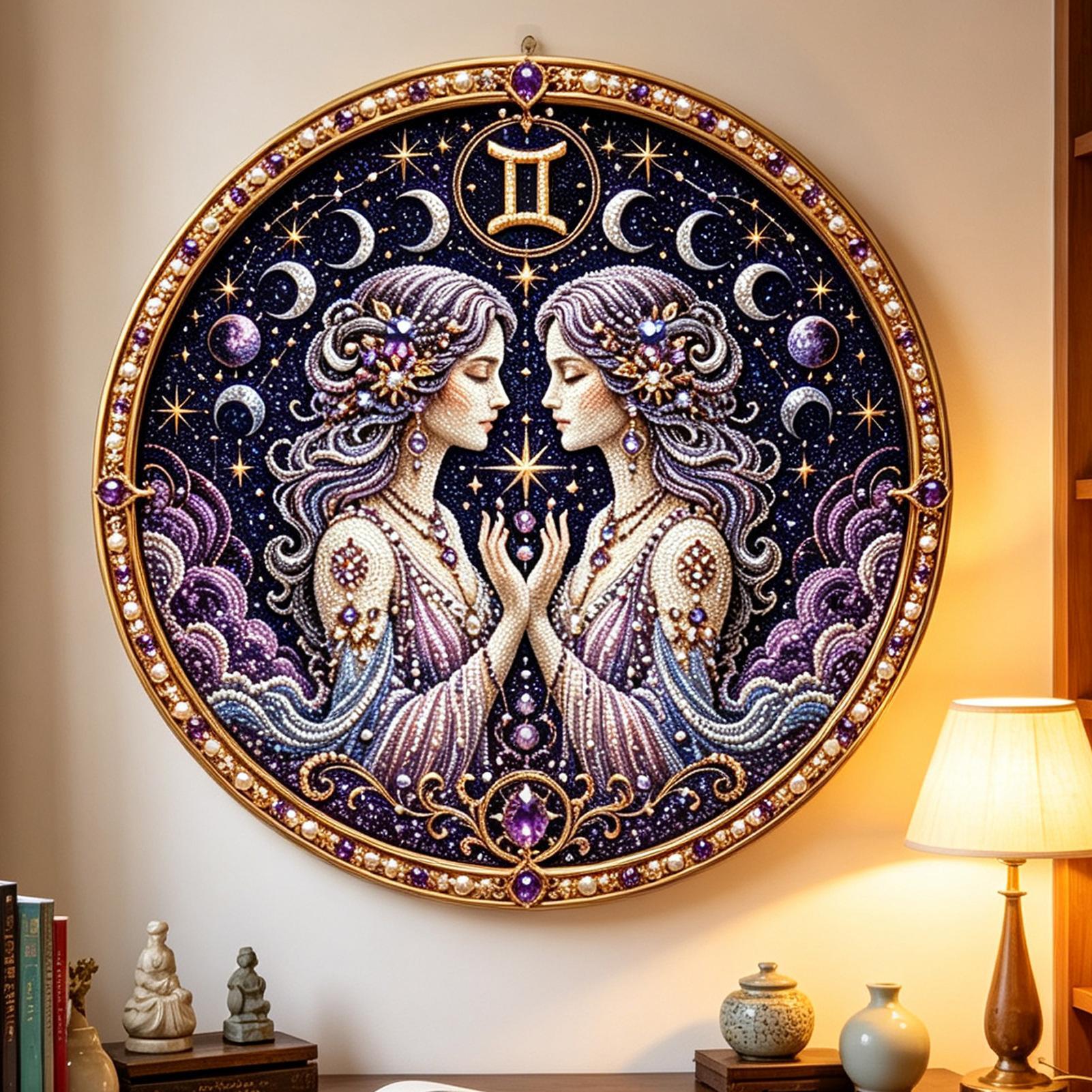 12 Zodiacs Signs Pearl Art Kit - Resin Art Craft recension och pris