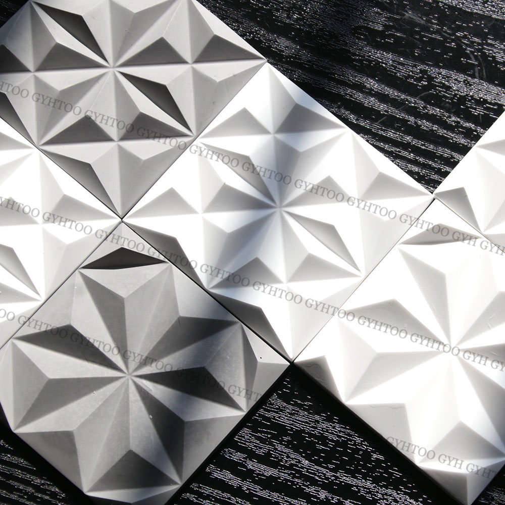8.4cm Plaster Square Wall Tile - Coaster Mold Square recension och pris