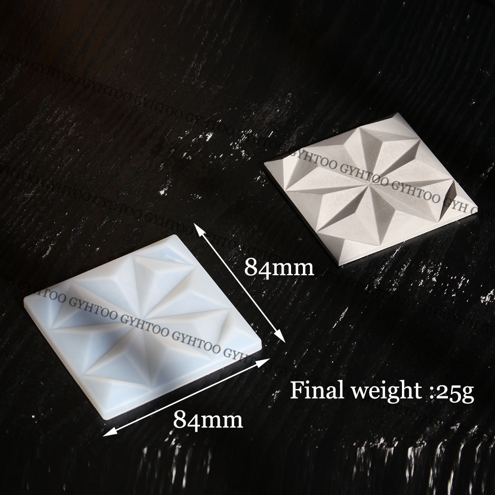 8.4cm Plaster Square Wall Tile - Coaster Mold Square recension och pris
