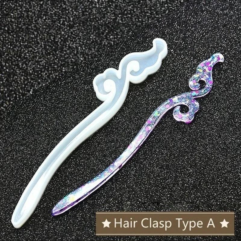 New Transparent Hairpin Silico - Resin Art Supplies Near Me recension och pris