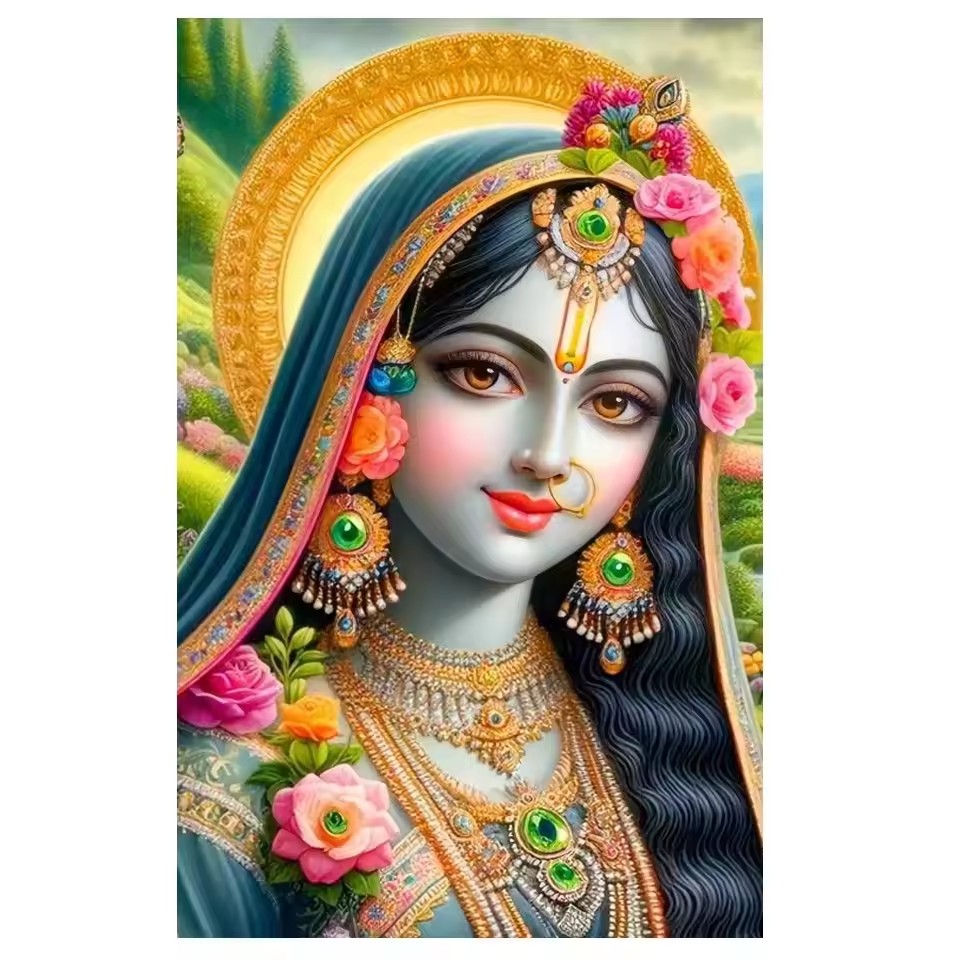 Indian Lord Radha Krishna Coup - Resin Art Radha Krishna recension och pris