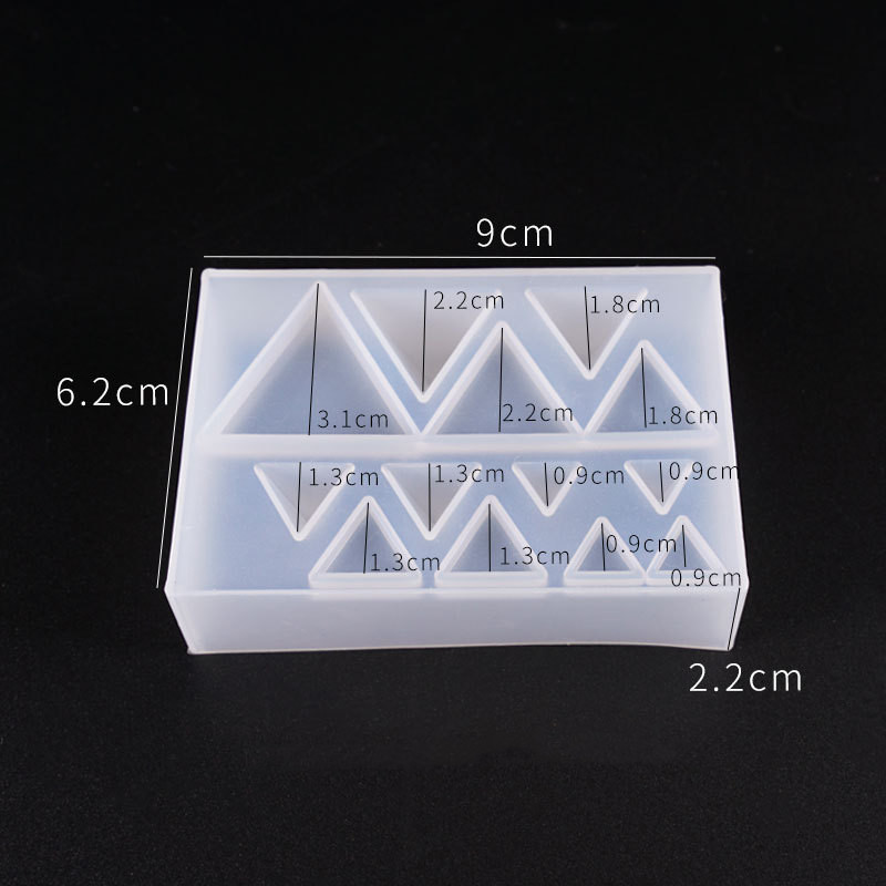 Cute beads Cube triangle Silic - Resin Art Cube recension och pris