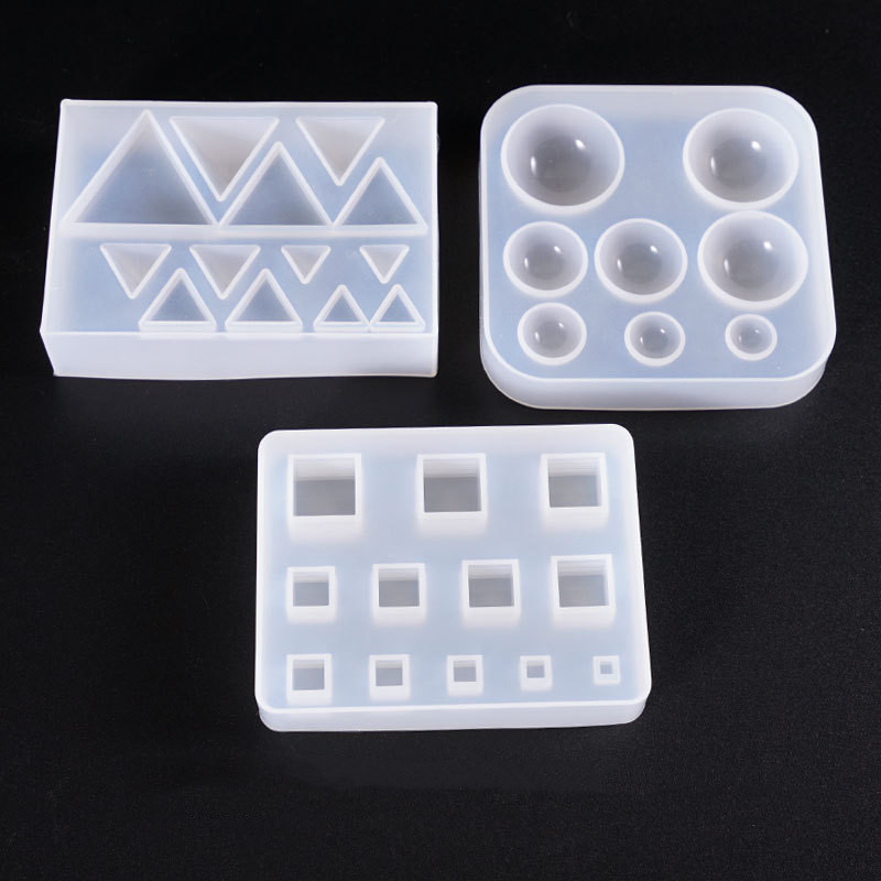 Cute beads Cube triangle Silic - Resin Art Cube recension och pris
