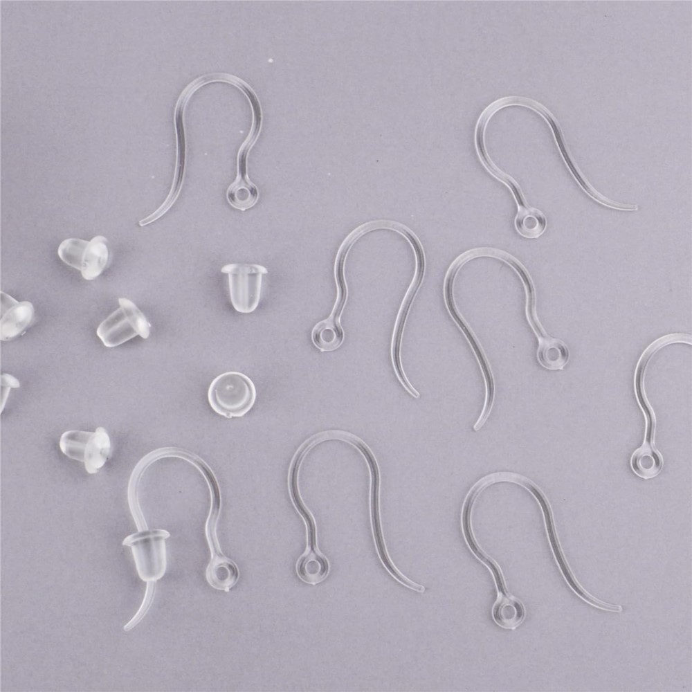 40pcs Clear Plastic Earring Ho - Resin Art Supplies Near Me recension och pris