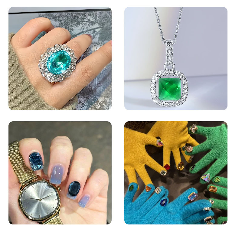 DIY Cube Ring Necklace Bracele - Resin Art Cube recension och pris