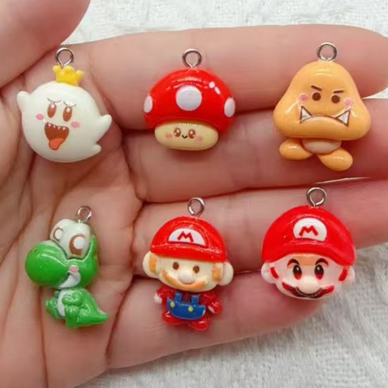 10pcs resin cartoon pendant, D - Resin Art Supplies Near Me recension och pris