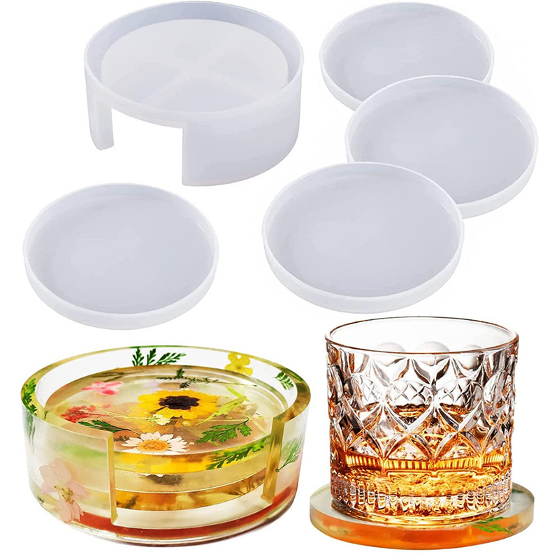 Round Square Coaster Silicone  - Coaster Mold Square recension och pris