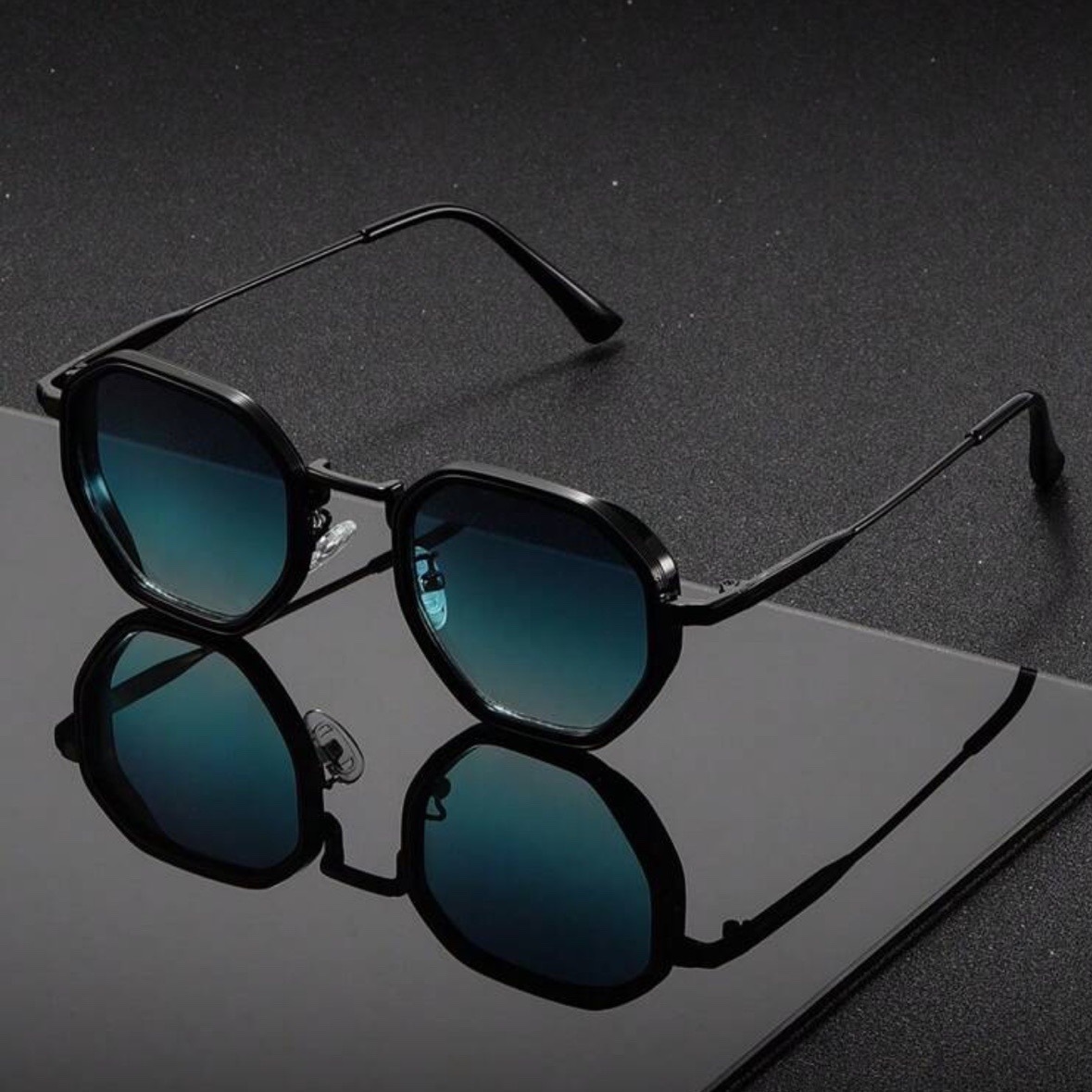 1 Pair Unisex Round Metal Fash - Resin Art For Kids recension och pris